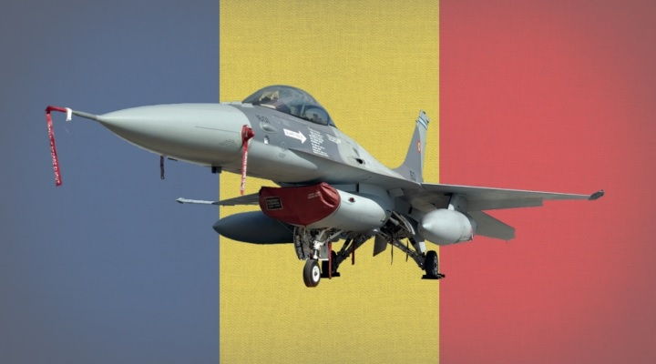 Avion de lupta multirol F-16AM Block 16 tape M5.2 al Fortelor Aeriene Romane