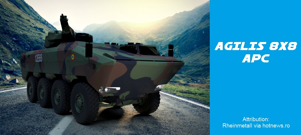 AGILIS 8x8 armored personnel carrier