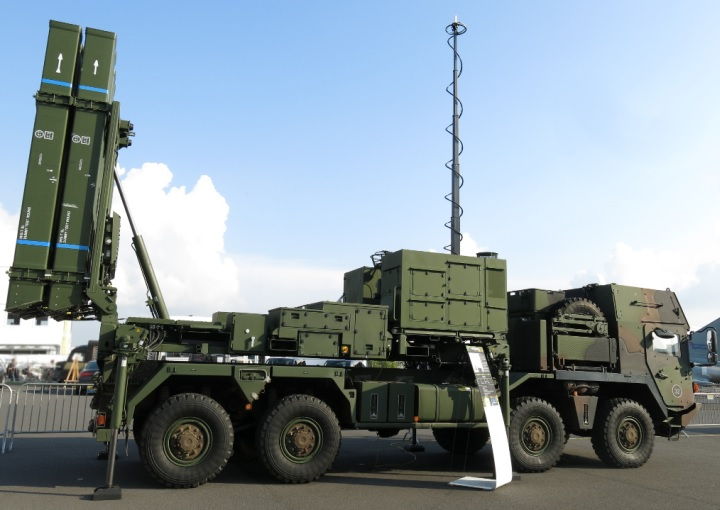 IRIS-T mobile short range surface-to-air missile system