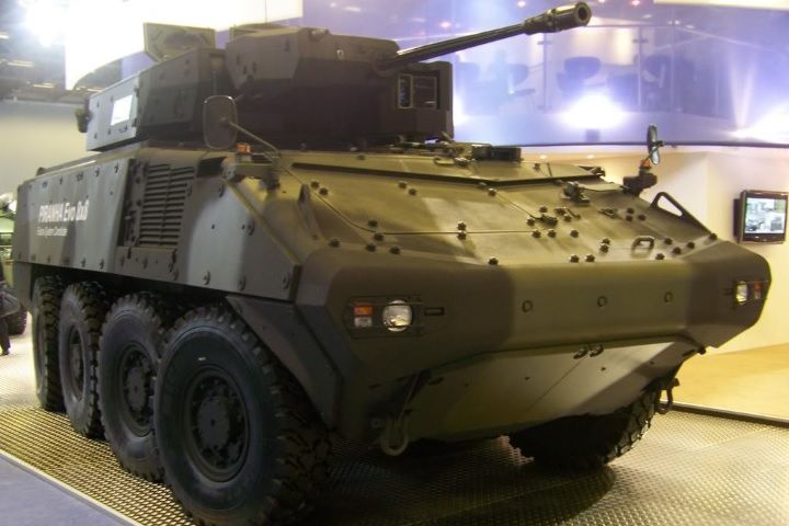Piranha 4 Evolution 8x8 armoured personnel carrier